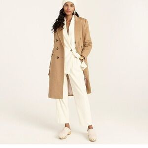 J. Crew wool cashmere camel coat